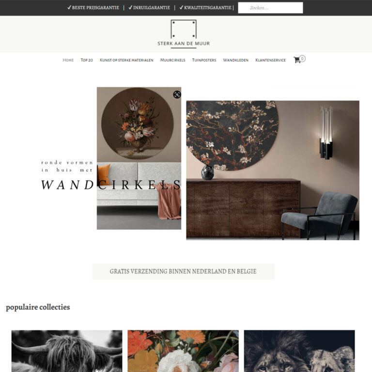 Sterk aan de muur voor alle wanddecoratie op sterke materialen